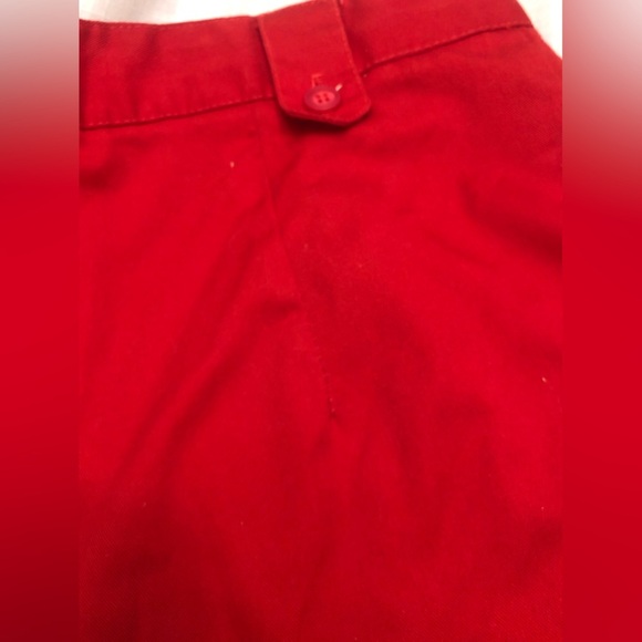 Vintage Samantha High Rise Red Pleated Shorts 80s - Picture 2 of 10